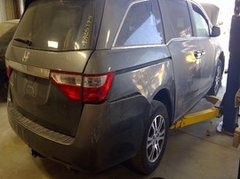 2013 HONDA ODYSSEY, GRAY, EX MODEL, 3.5L, AT, FWD,   A25174